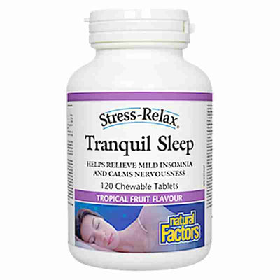 Natural Factors Tranquil Sleep; 120 Chewable Tablets
