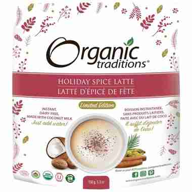 Organic Traditions  Holiday Spice Latte 150G