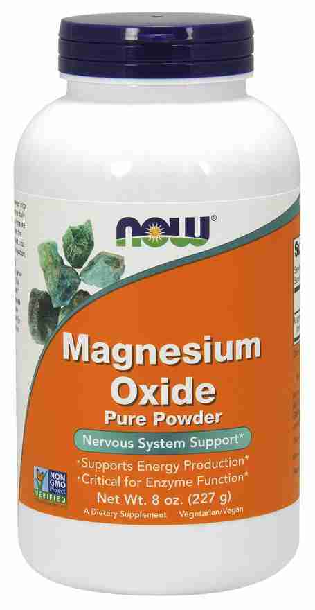 NOW - Magnesium Oxide Powder, 227G