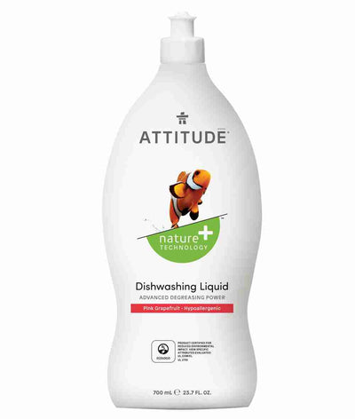 Attitude Living - Dishwashing Liquid Pink Grapefruit, 700Ml