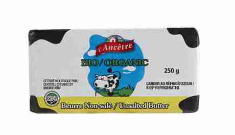 L’Ancetre Organic Unsalted Butter - 250G