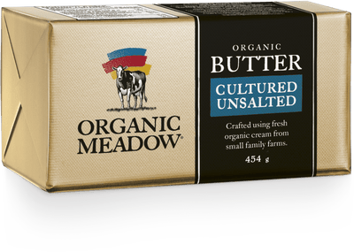 Organic Meadow, Organic Cultured Butter, 454G