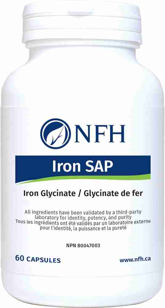 NFH Iron SAP, 60 Caps