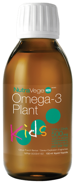 Nutravege Kids Omega-3, Plant-Based, Citrus Punch 150Ml