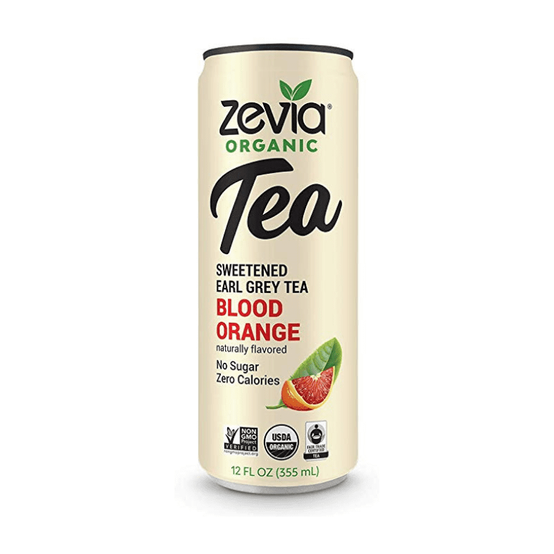 Zevia Organic Sweetened Earl Grey Tea Blood Orange - 355Ml
