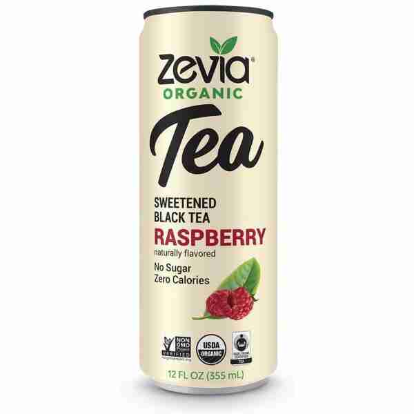 Zevia Organic Sweetened Black Tea Raspberry - 355Ml