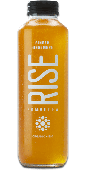 RISE Kombucha Fresh Ginger - 414Ml