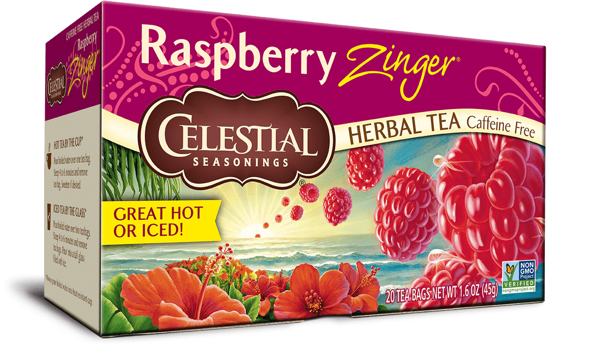 Celestial Seasonings Raspberry Zinger 20 Tea Bags