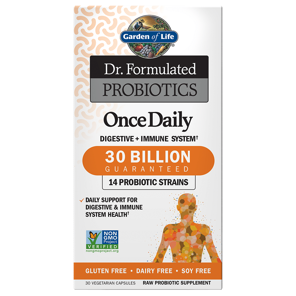 Garden of Life Dr. Formulated Probiotics Once Daily 30 Billion CFU, 30 Vegetarian Capsules