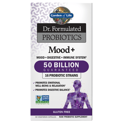 Garden Of Life Mood+ Probiotic 50 Billion CFU Refridgerated - 60Vcap