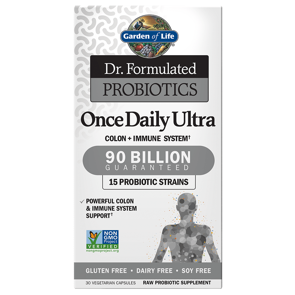 Garden of Life Dr. Formulated Probiotics Once Daily Ultra 90 Billion, 30 Vegetarian Capsules