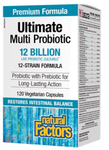 Natural Factors Ultimate Multi Probiotic (12 Billion) - 120 Capsules