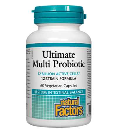 Natural Factors Ultimate Probiotic (12 Billion CFU) - 60 Capsules