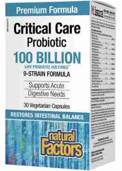 Natural Factors Critical Care Probiotic (100 Billion CFU) - 30 Capsules
