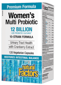 Natural Factors Women’S Multi Probiotic (12 Billion CFU) - 120 Capsules