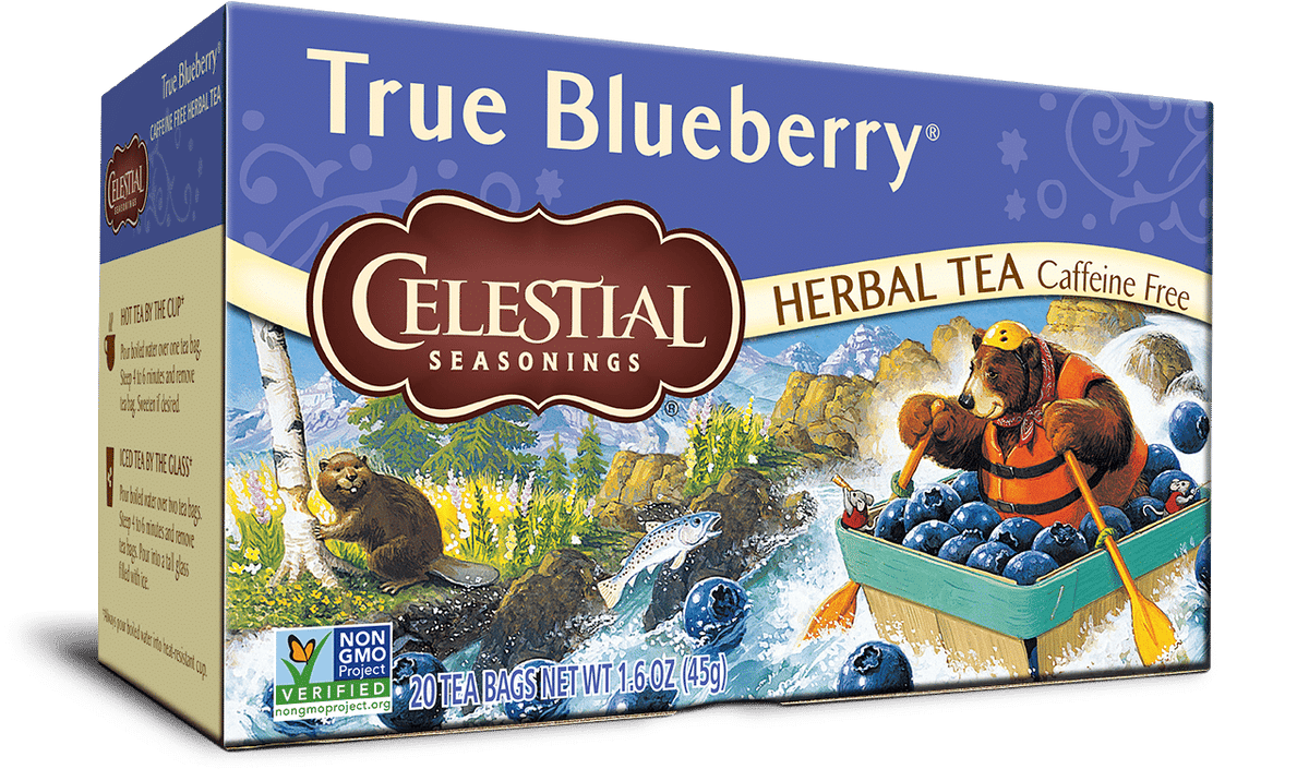 Celestial Seasonings True Blueberry 20 Tea Bags
