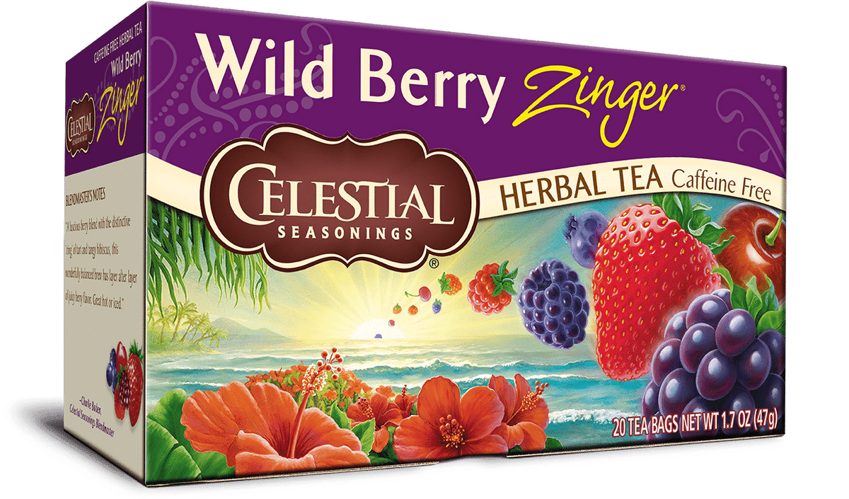 Celestial Seasonings Wild Berry Zinger 20 Tea Bags