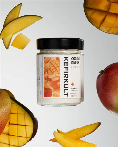 Kefirkult Coconut Kefir Yogurt Mango, 359Ml