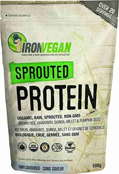 Ironvegan Sprouted Protein Unflavoured 500G
