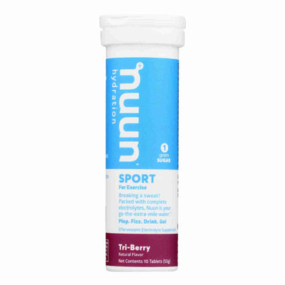 Nuun Hydration Sport: Tri Berry Flavour - 10 Effervescent Tablets