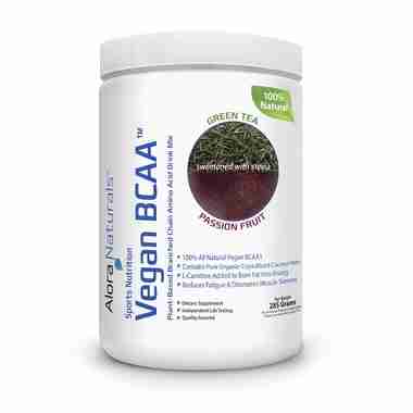 Alora Naturals Vegan BCAA: Green Tea & Passion Fruit - 285G