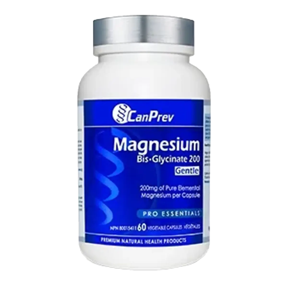 CanPrev Magnesium Bis-Glycinate 200 Gentle 60 Capsules