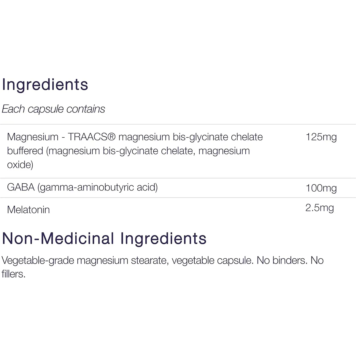 Canprev Magnesium + GABA & Melatonin; 120 Vegetable Capsules