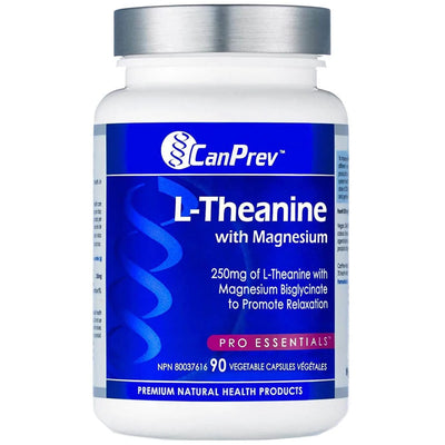 CanPrev L-Theanine with Magnesium 90 Capsules