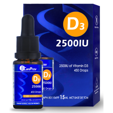 CanPrev D3 Drops 2500IU 15ml