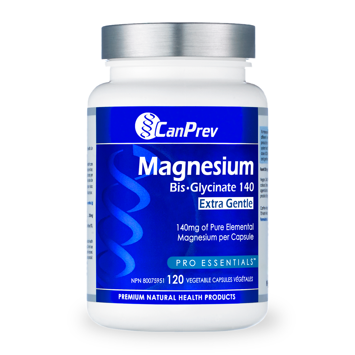 CanPrev Magnesium Bis-Glycinate 140 120 Capsules