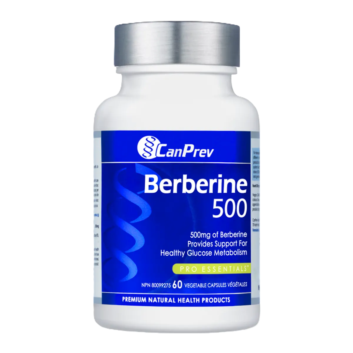 CanPrev Berberine 500mg 60 Vegetable Capsules