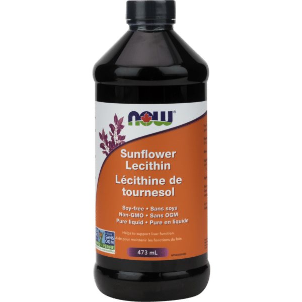 NOW Sunflower Lecithin Liquid, 473 mL