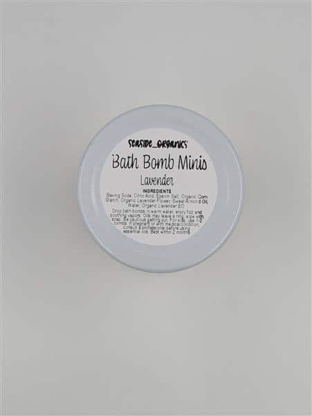 Seaside Organics Mini Bath Bombs Lavender