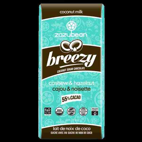 Zazubean - Breezy - Cashew&Hazelnut Sweetened W/Coconut Sugar 85G