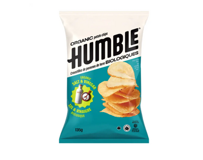 Humble Potato Chips Sea Salt & Vinegar, 135 g
