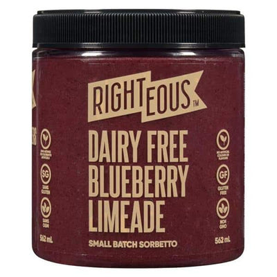 Righteous - Blueberry Limeade Sorbet,473Ml