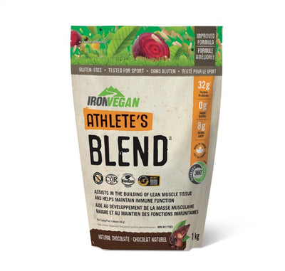 Ironvegan Athlete’S Blend: Natural Chocolate 1Kg