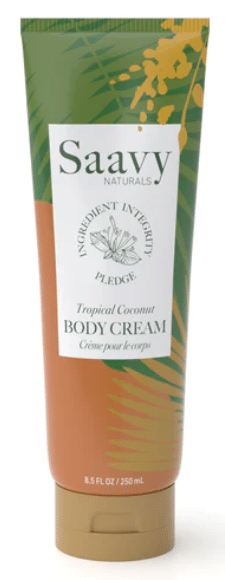 Saavy Naturals- Tropical Coconut Body Cream, 250Ml