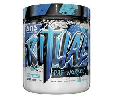 ANS Performance Ritual Pre-Workout Blue Raz 360G