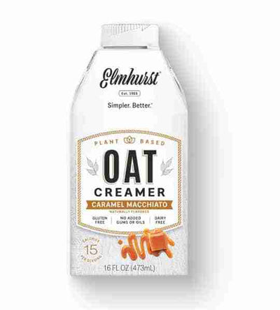 Elmhurst Oat Creamer, Caramel Machiato, 473 Ml