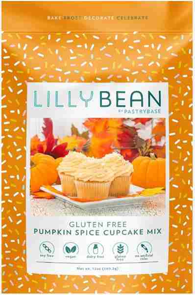 Lilly Bean Pumpkin Spice Cupcake Mix, 340G