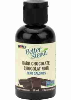 NOW Betterstevia Liquid Sweetener Dark Chocolate  - 60Ml