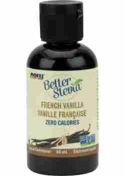 NOW Betterstevia Liquid Sweetener French Vanilla - 60Ml
