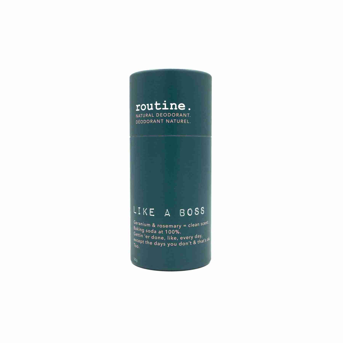 Routine. Natural Deodorant Stick: Like A Boss - 50G