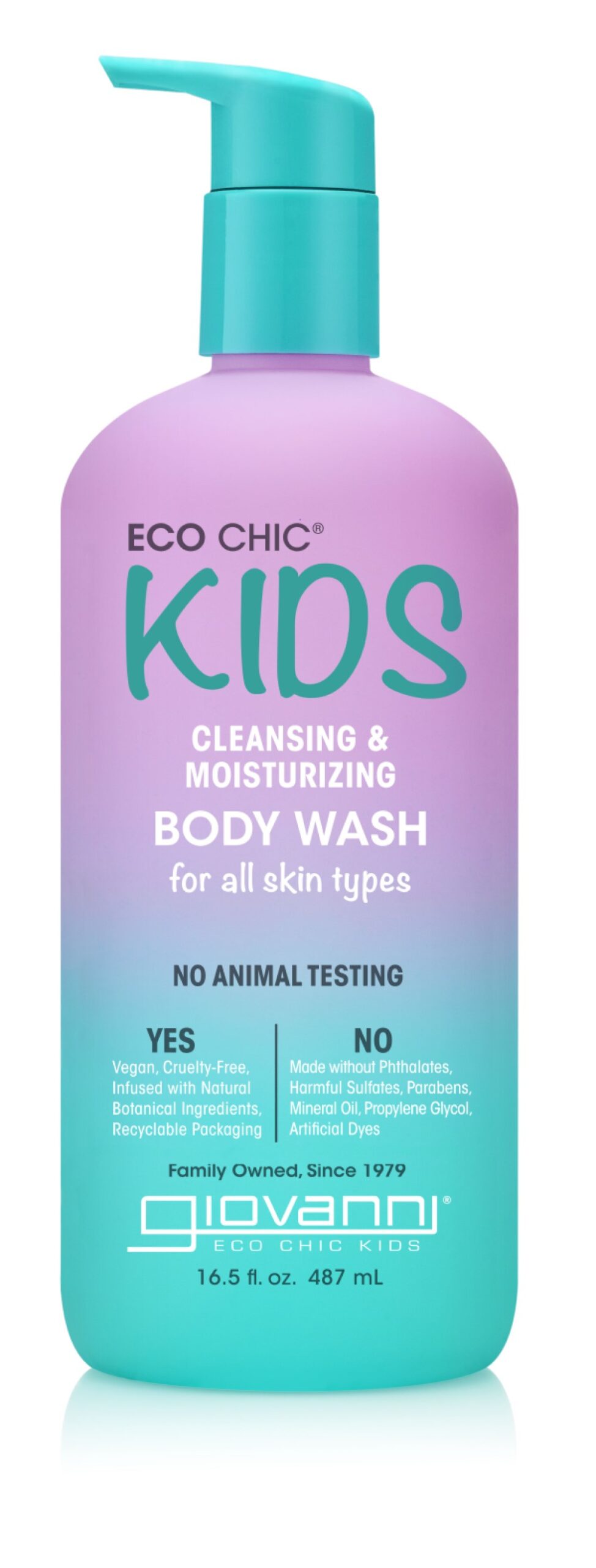 Giovanni Kids Cleansing & Moisturizing Body Wash, 487 mL
