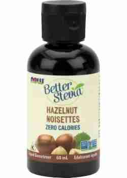 NOW Betterstevia Liquid Sweetener Hazlenut - 60Ml