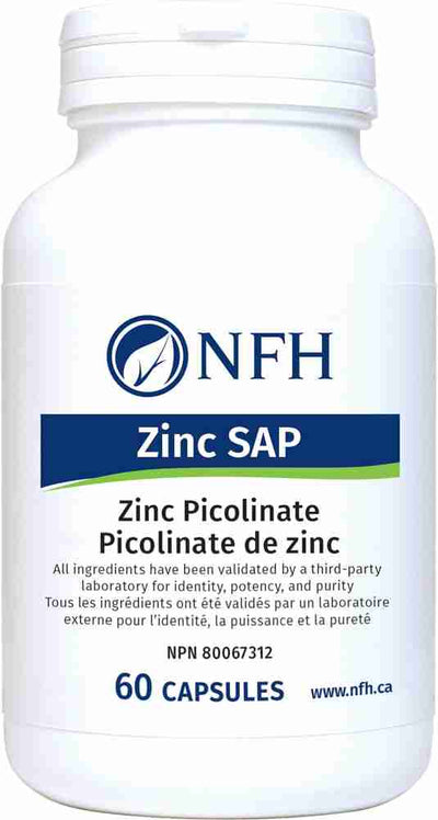 NFH Zinc SAP, 60 Caps