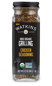 Watkins Organic Grilling Chicken Seasoning, 90 g