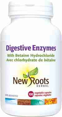New Roots Herbal Digestive Enzymes, 100 Capsules