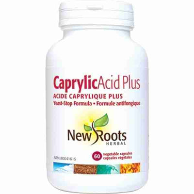 New Roots Caprylic Acid Plus 60 V Caps